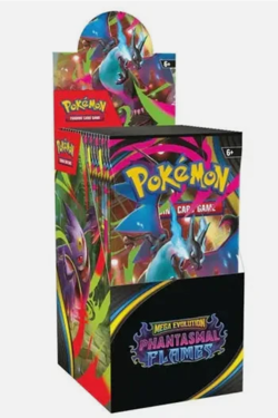 Pokemon TCG Phantasmal Flames sealed Half Booster Box 18 Packs - Image 1