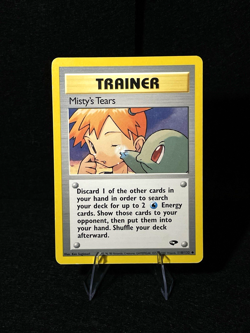Misty’s Tears 118/132 Gym Challenge WOTC Pokemon Card - Regular Trainer - LP - Image 1