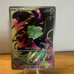 Pokemon Bulbasaur 133/132 Me01: Mega Evolution Illustration Rare Full Art Holo … - Image 1