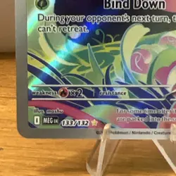 Pokemon Bulbasaur 133/132 Me01: Mega Evolution Illustration Rare Full Art Holo … - Image 4