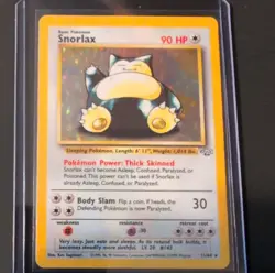 Pokemon TCG Snorlax Jungle 11/64 Holo Rare 1999 The Pokemon Company Basic 90HP - Image 1