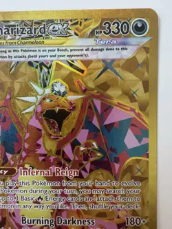 Pokemon Charizard ex 228/197 Obsidian Flames Hyper Rare Full Art Gold - Image 4