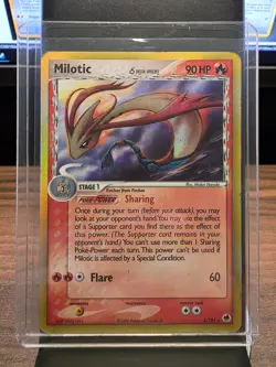 Milotic Delta Species 5/101 Dragon Frontiers Holo Rare 90 HP English 2006 - Image 1