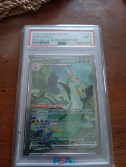 2025 POKEMON BLK BLACK BOLT 164 SERPERIOR EX SIR PSA 9 - Image 1