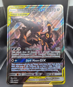 Pokemon TCG 2020 Jumbo Umbreon & Darkari GX SM241 Black Star Promo LP-NM - Image 1