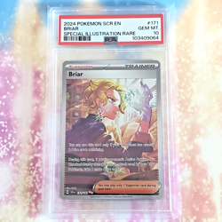 PSA 10 2024 Briar #171 Pokemon Special Illustration Rare Stellar Crown EN GEM MT - Image 1