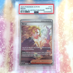 PSA 10 2024 Briar #171 Pokemon Special Illustration Rare Stellar Crown EN GEM MT - Image 3