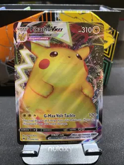 Pokemon Pikachu VMAX Ultra Rare 044/185 Swsh04 Vivid Voltage Holo English - Image 1
