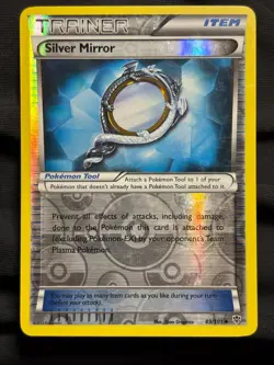 Silver Mirror 89/101 Black & White Plasma Blast Reverse Holo Pokemon MP - Image 1