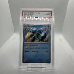 2024 POKEMON PAF EN-PALDEAN FATES 130 BAXCALIBUR Shiny Rare PSA 10 - Image 1