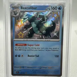 2024 POKEMON PAF EN-PALDEAN FATES 130 BAXCALIBUR Shiny Rare PSA 10 - Image 4