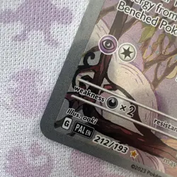 Pokemon TCG Mismagius 212/193 Sv02: Paldea Evolved Holo Illustration Rare 90HP - Image 2