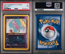Pokemon Southern Islands Full Set English With Mew reverse Holo PSA 7 - Image 2
