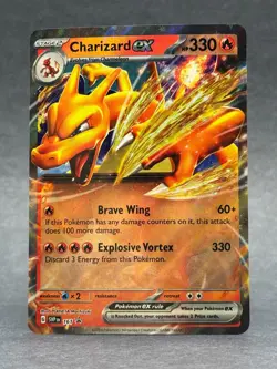 Pokemon - 161 Charizard ex SV Scarlet & Violet Black Star Promo Holo NM TCG - Image 1