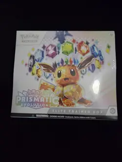 Pokemon TCG Scarlet & Violet Prismatic Evolutions Elite Trainer Box ETB - Image 1