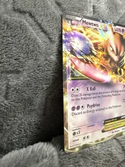 Pokemon Mewtwo EX 54/113 LTR Legendary Treasures LP - Image 2