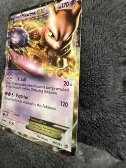 Pokemon Mewtwo EX 54/113 LTR Legendary Treasures LP - Image 3