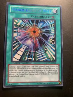 Yugioh! Niedertrachtige Welt Secret Rare - YMP1-DE008 Limitierte Auflage - DE - Image 1