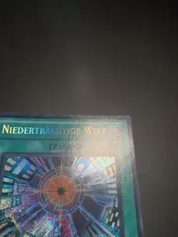 Yugioh! Niedertrachtige Welt Secret Rare - YMP1-DE008 Limitierte Auflage - DE - Image 3