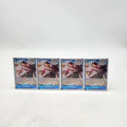One Piece TCG (Playset) 4x Royal Blood OP10-045 Cavendish Rare English NM - Image 1
