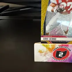 Eddie George 2024 Panini Prizm NIL Gold Shimmer Prizm /10 #1 Ohio State SSP - Image 4