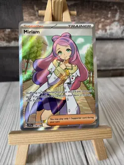 Pokemon TCG Miriam Card 238/198 Scarlet Violet Ultra Rare English - Image 1