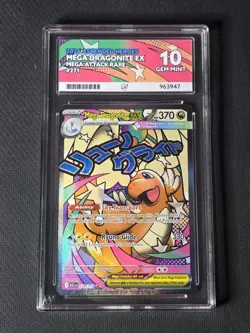 ACE 10- Mega Dragonite EX 271/217 -Ascended Heroes -English -Perfect Subgrades - Image 1