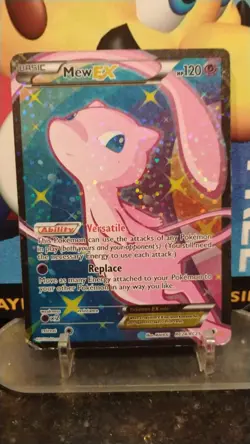 MEW EX Legendary Treasures POKEMON Full-Art Holo 2013 Trading Card RC24/RC25 - Image 1