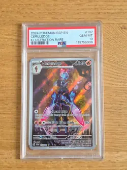 Pokemon Ceruledge Illustration Rare Surging Sparks 197/191 PSA 10 GEM MINT - Image 1