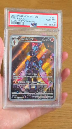 Pokemon Ceruledge Illustration Rare Surging Sparks 197/191 PSA 10 GEM MINT - Image 2