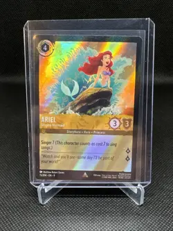 Disney Lorcana - Fabled - Ariel Singing Mermaid - 15/204 EN 9 Starter HOLO FOIL - Image 1