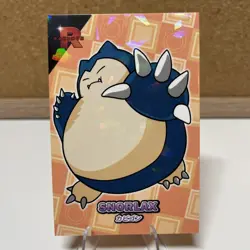 Pokemon Snorlax #5 Cracked Ice Holo Team Rocket Card Database Set Peru - Image 1