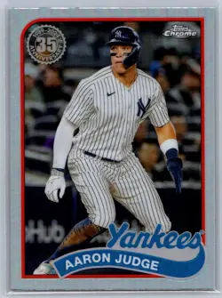 2024 Topps Chrome 1989 Topps #89CB-2 Aaron Judge New York Yankees - Image 1
