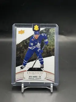 2024 UPPER DECK BLACK DIAMOND #V-MM MITCH MARNER EXQUISITE COLLECTION GOLD /25 - Image 1