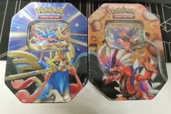 Zacian And Koraidon Matching Tins Set Sealed Pokemon TCG - Image 1