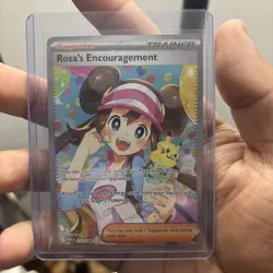 Pokemon TCG - Rosa's Encouragement 123/088 SIR Illustration Perfect Order - Image 1