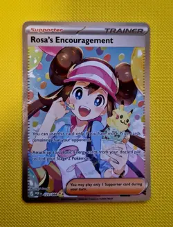 Pokemon TCG Rosa's Encouragement SIR 123/088 Perfect Order - Mint, Pack Fresh - Image 1