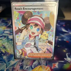 Pokemon TCG Rosa's Encouragement SIR 123/088 Perfect Order - Mint, Pack Fresh - Image 1