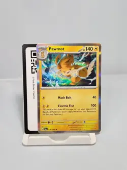 Pawmot 076/193 Holo Rare Paldea Evolved S&V Pokemon Card W/ Code - Image 1