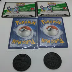 VAPOREON + SOBBLE SWSH072 73 VIVID VOLTAGE POKEMON CARD HOLO PROMO + COIN FRESH - Image 2
