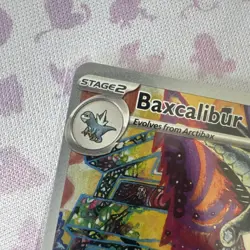 Pokemon Card Baxcalibur 210/193 Paldea Evolved Holo Illustration Rare NM - Image 4