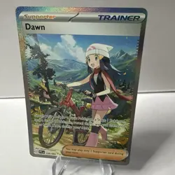 Pokemon Dawn Trainer Full Art Special Illustration Rare Holo Me02 129/094 Card - Image 1