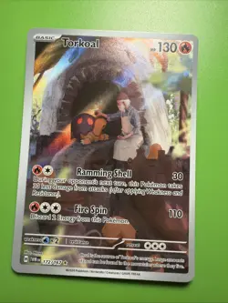 Torkoal 172/167 Pokemon TCG Sv06: Twilight Masquerade Holo Art Rare Pokemon Card - Image 1