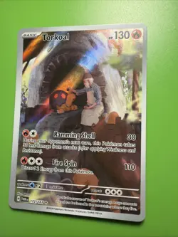 Torkoal 172/167 Pokemon TCG Sv06: Twilight Masquerade Holo Art Rare Pokemon Card - Image 2