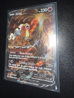 Entei V GG36/GG70 Pokemon TCG Crown Zenith Galarian Gallery Full Art Card NM - Image 5