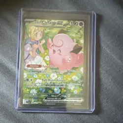 Lillie's Clefairy EX 184/159 Sv09 Journey Together Holo Pokemon TCG Card - Image 1