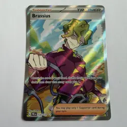 Pokemon TCG Prismatic Evolution Brassius 135/131 Ultra Rare Pack Fresh / NM Card - Image 1