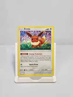 Eevee 11/12 Holo McDonald's Promos 2018 Collection S&M Pokemon Card - Image 1