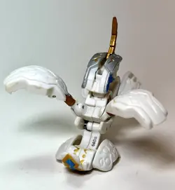 Bakugan White Sechs Tavanel 640G MG Japan Import & Character Card Rare - Image 3