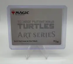 North Wind Avatar Art Card (Gold-Stamped) - Art Series: Teenage Mutant Ninja 32 - Image 3